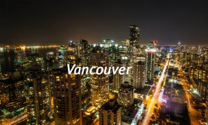 Vancouver at night
