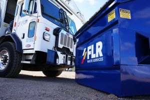 FLR Waste Services Frontload Truck & Bin